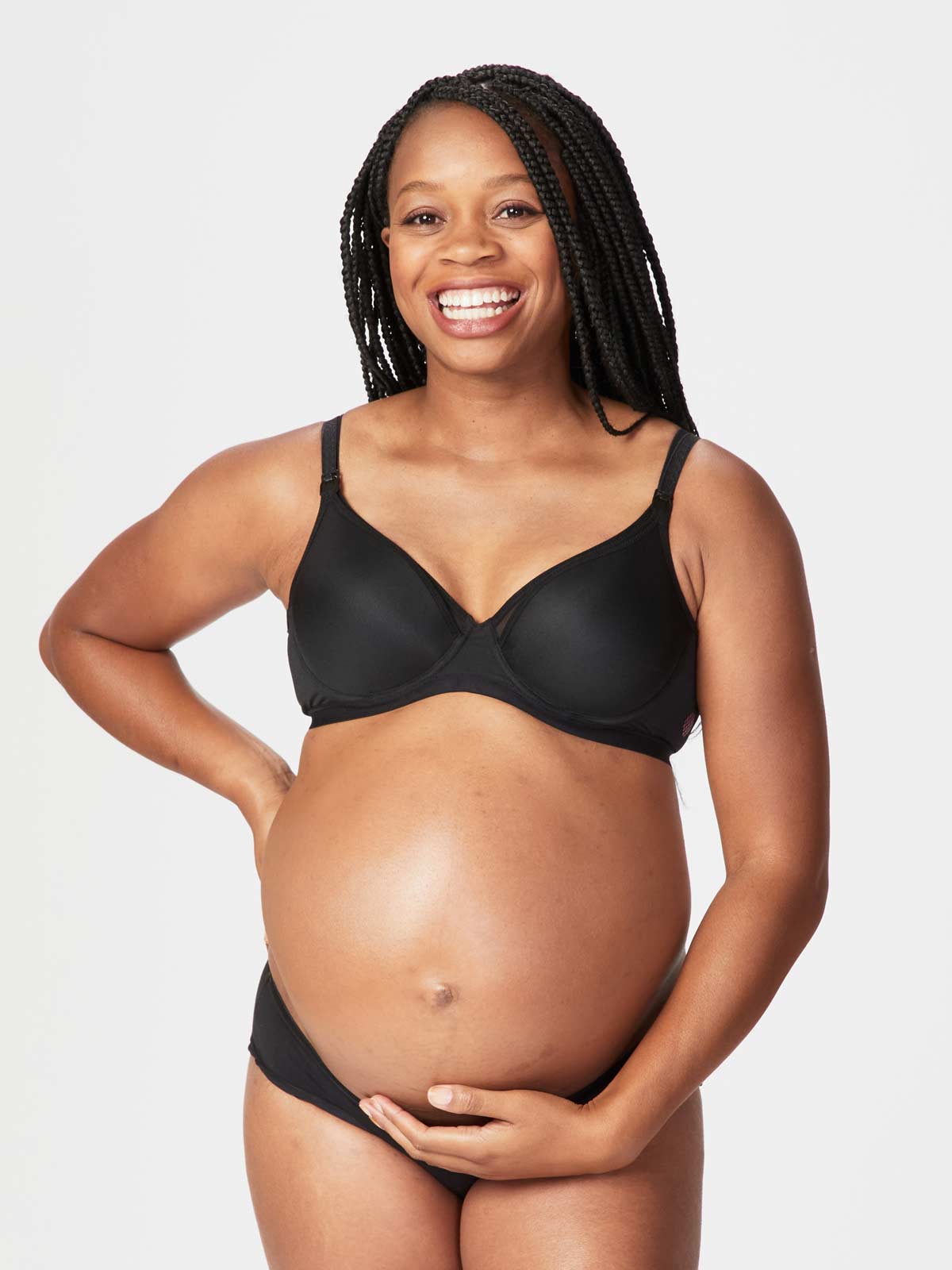 empower nursing bra - black